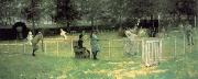 John Lavery THe Tennis Party oil on canvas